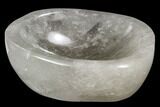 Polished Quartz Bowl - Madagascar #117465-1